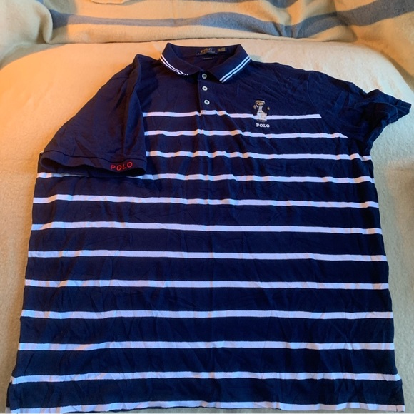 🔥Polo Bear striped polo, xxl🔥 - Picture 1 of 7